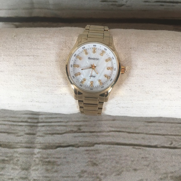 armitron white watch